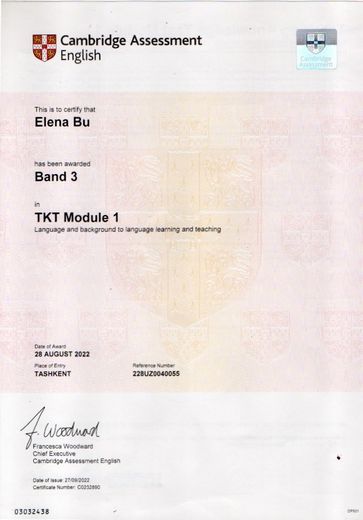 TKT Module 1